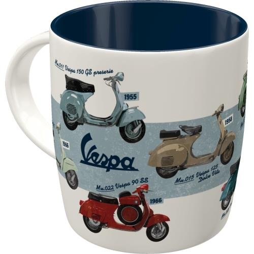 Retro Kubek Ceramiczny Vespa - Model Hart 340 ml