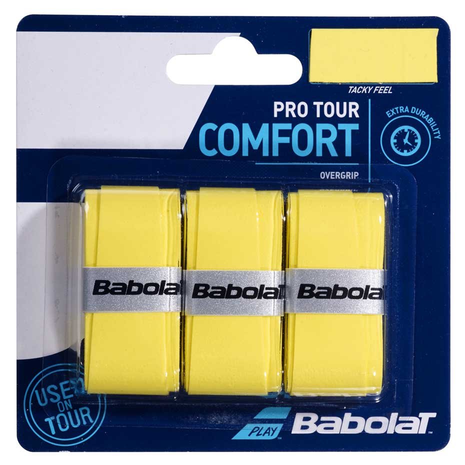 Babolat Pro Tour -częściowy over Grip, żółty, One Size 653037