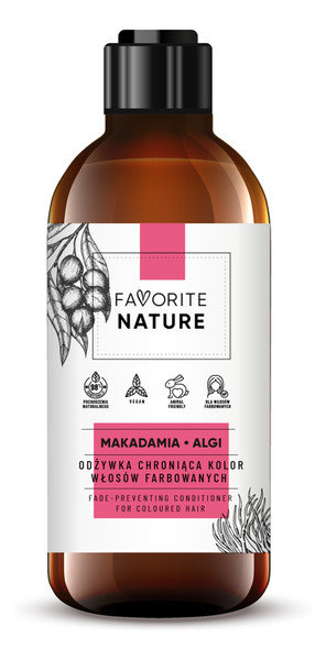 Favorite Nature Favorite Nature Odżywka chroniąca kolor włosów farbowanych - Makadamia i Algi  250ml