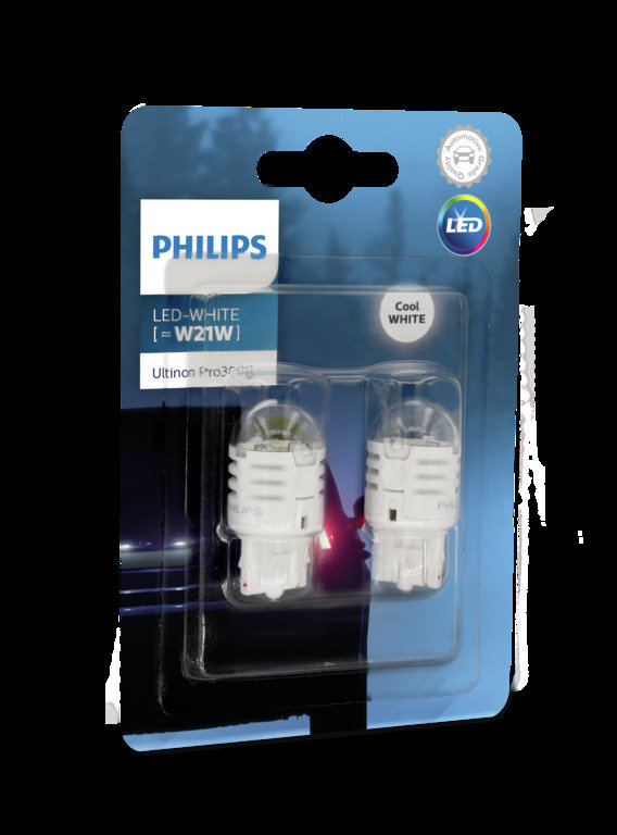 Żarówki LED PHILIPS W21 Ultinon Pro3000 SI (2 sztuki) białe