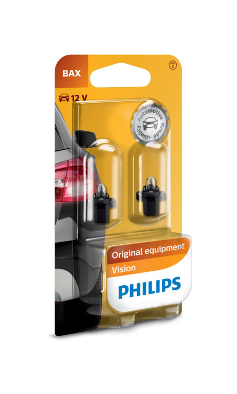 Żarówki PHILIPS BAX 1.2W Vision (2 sztuki) czarne