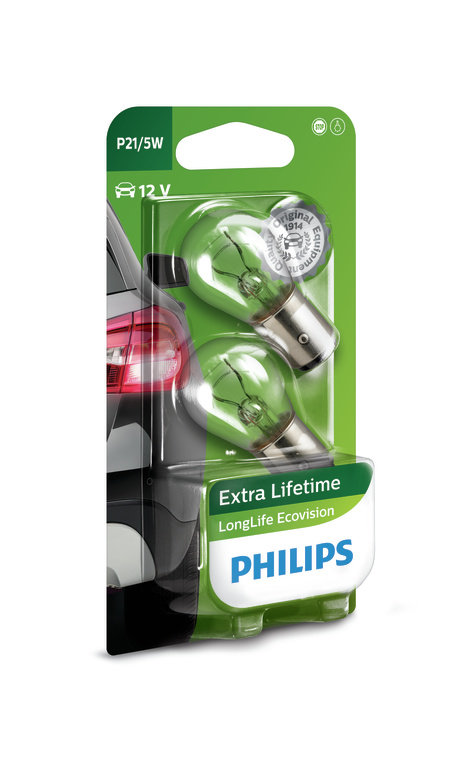 Philips P21/5W 12V 21/5W BAY15d LongLife Ecovision