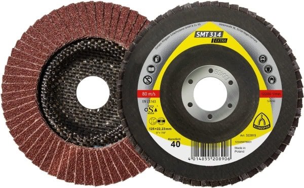 Klingspor Ściernica listk.talerz.wyp.12st.smt314 fi 125/22 gr.80 szt.1(45422a) KL322818