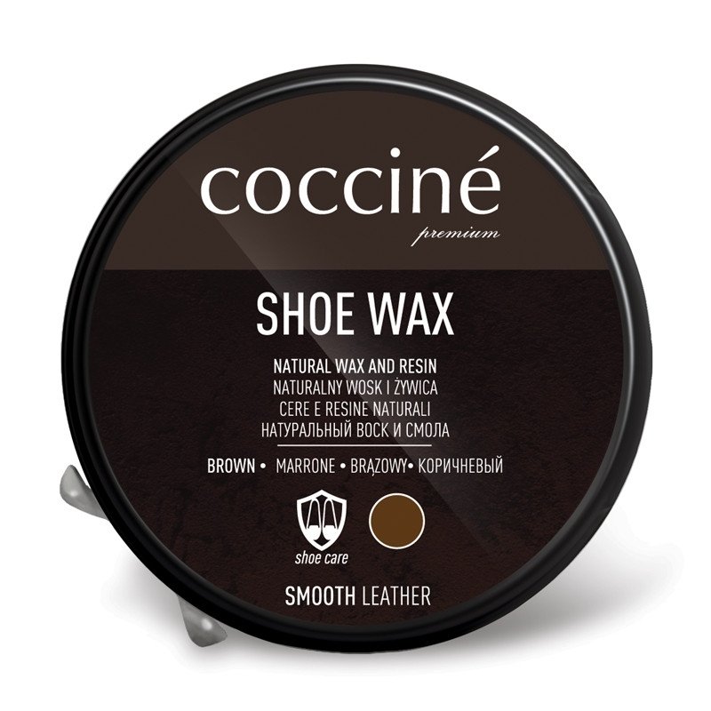 Pasta do butów Coccine Shoe Wax 40 g - Brązowa (55/32/40/14C)