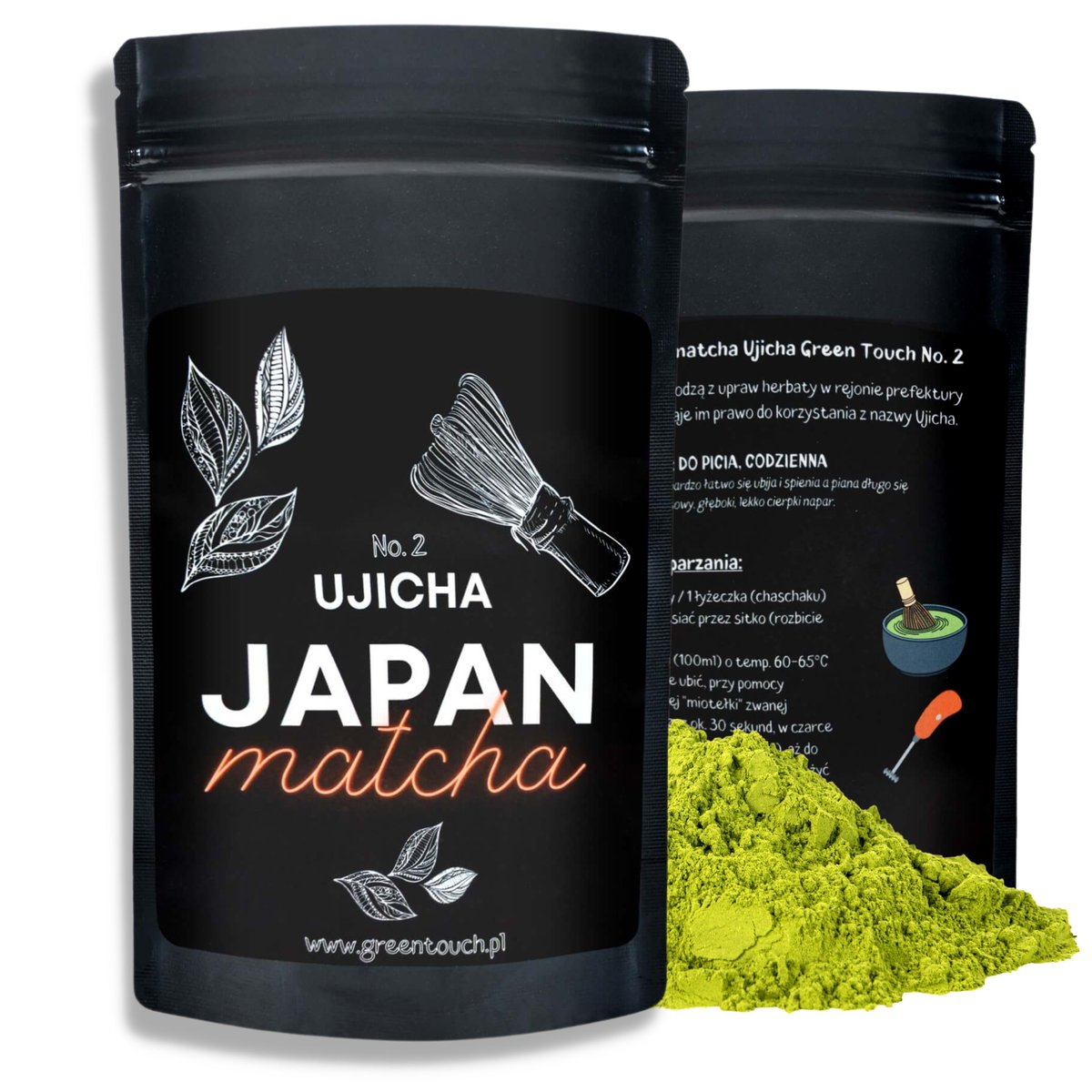 Matcha japońska Ujicha codzienna 100 g No. 2