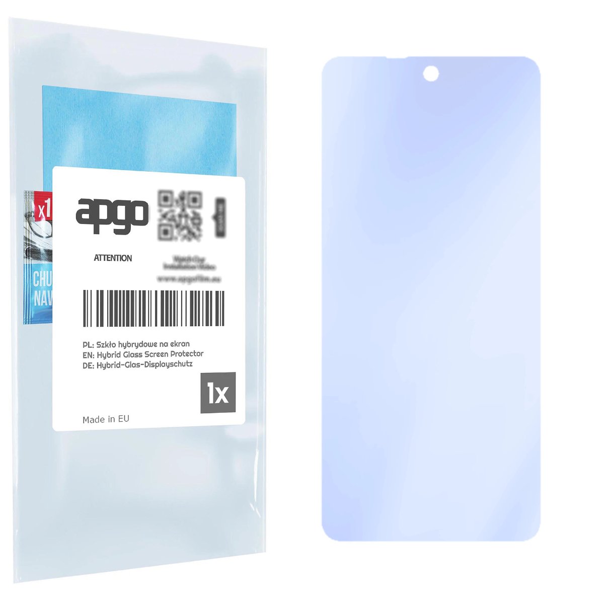 Szkło ochronne na ekran Hybrydowe 9H zamiennik hartowanego do Xiaomi Poco X3 NFC - apgo PRO Flexible Hybrid Glass nie pękające
