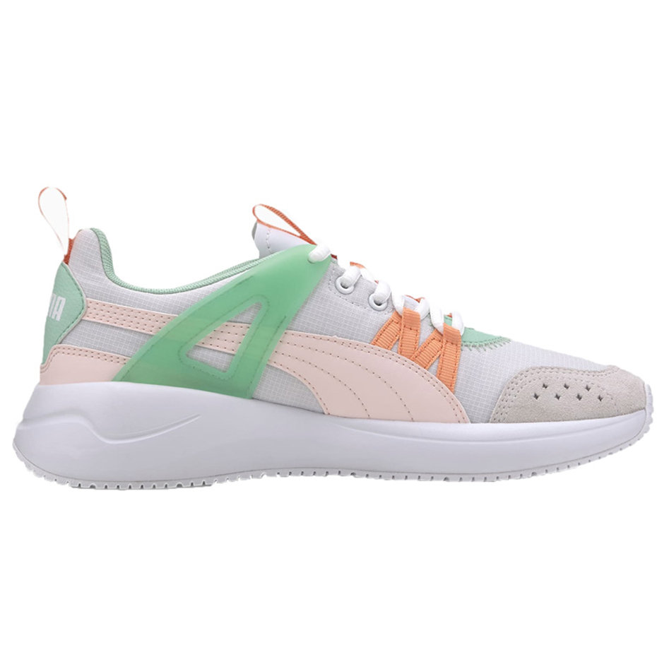Puma tenisówki damskie Nuage Run Cage 37,5 biały/zielony