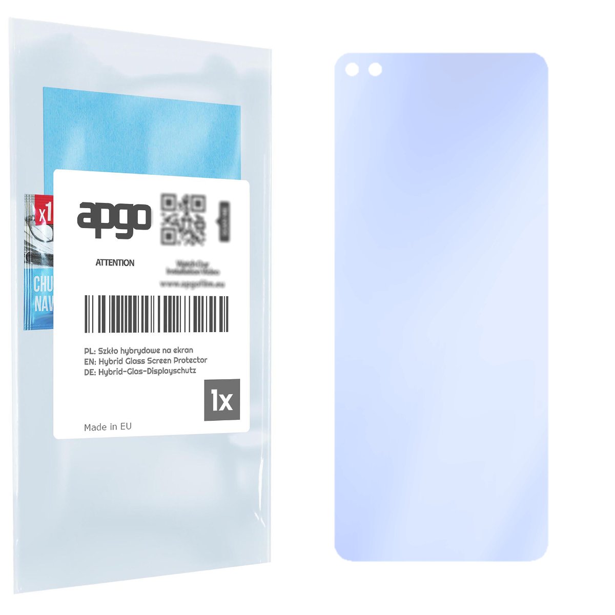 Szkło ochronne na ekran Hybrydowe 9H zamiennik hartowanego do Motorola Moto Edge S - apgo PRO Flexible Hybrid Glass nie pękające