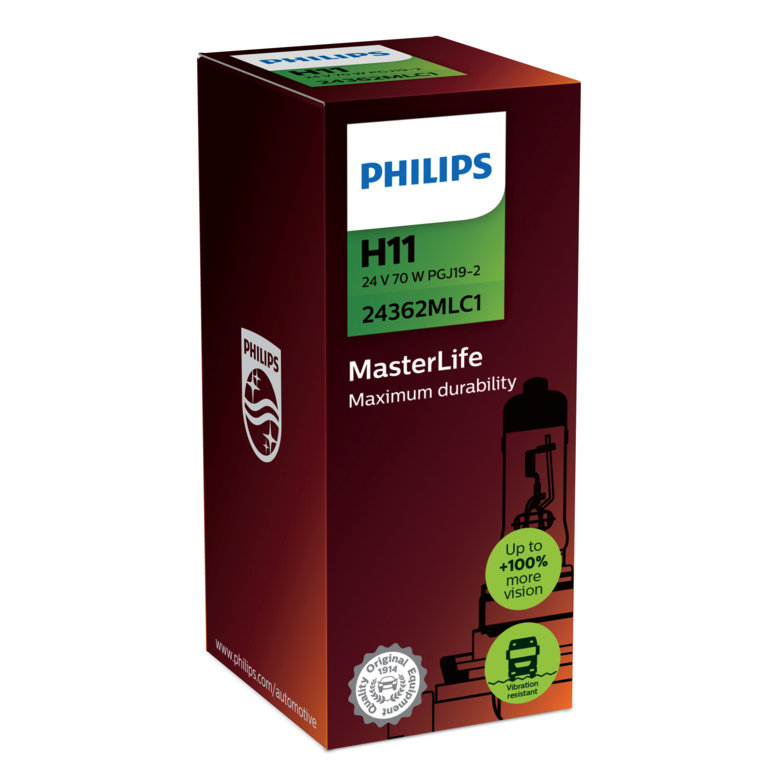 Philips Żarówka H11 MasterLife 24V
