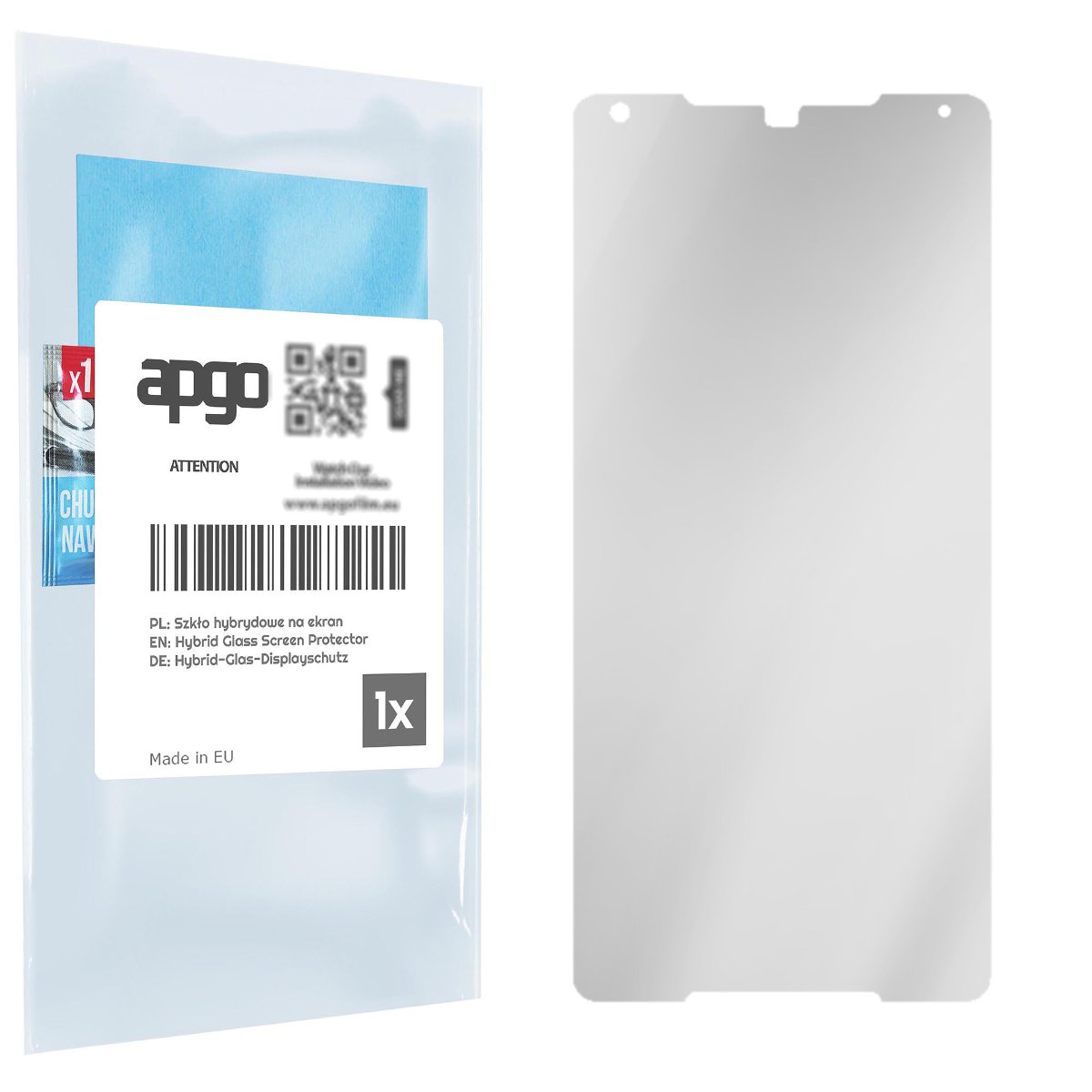 Szkło ochronne na ekran Hybrydowe Matowe E-Papier 9H zamiennik hartowanego do Google Pixel 2 XL - apgo Matte Flexible Hybrid Glass nie pękające