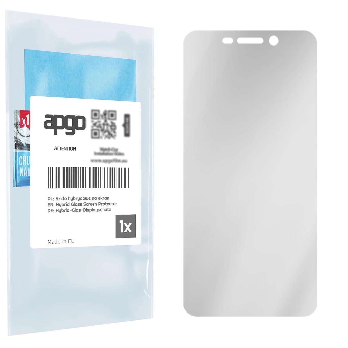 Szkło ochronne na ekran Hybrydowe Matowe E-Papier 9H zamiennik hartowanego do Ulefone Armor X5 - apgo Matte Flexible Hybrid Glass nie pękające