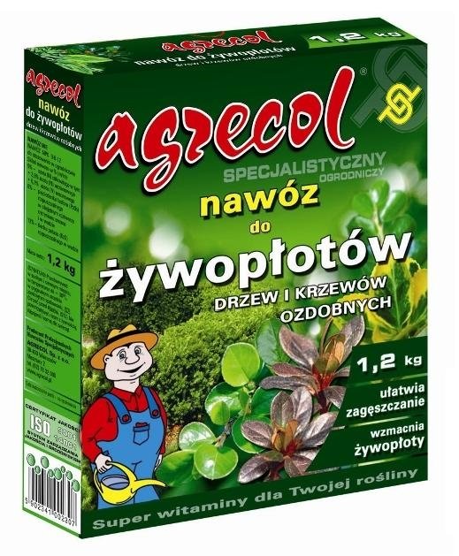 Agrecol nawóz żywopłoty, drzewa i krzewy ozdobne 1200g