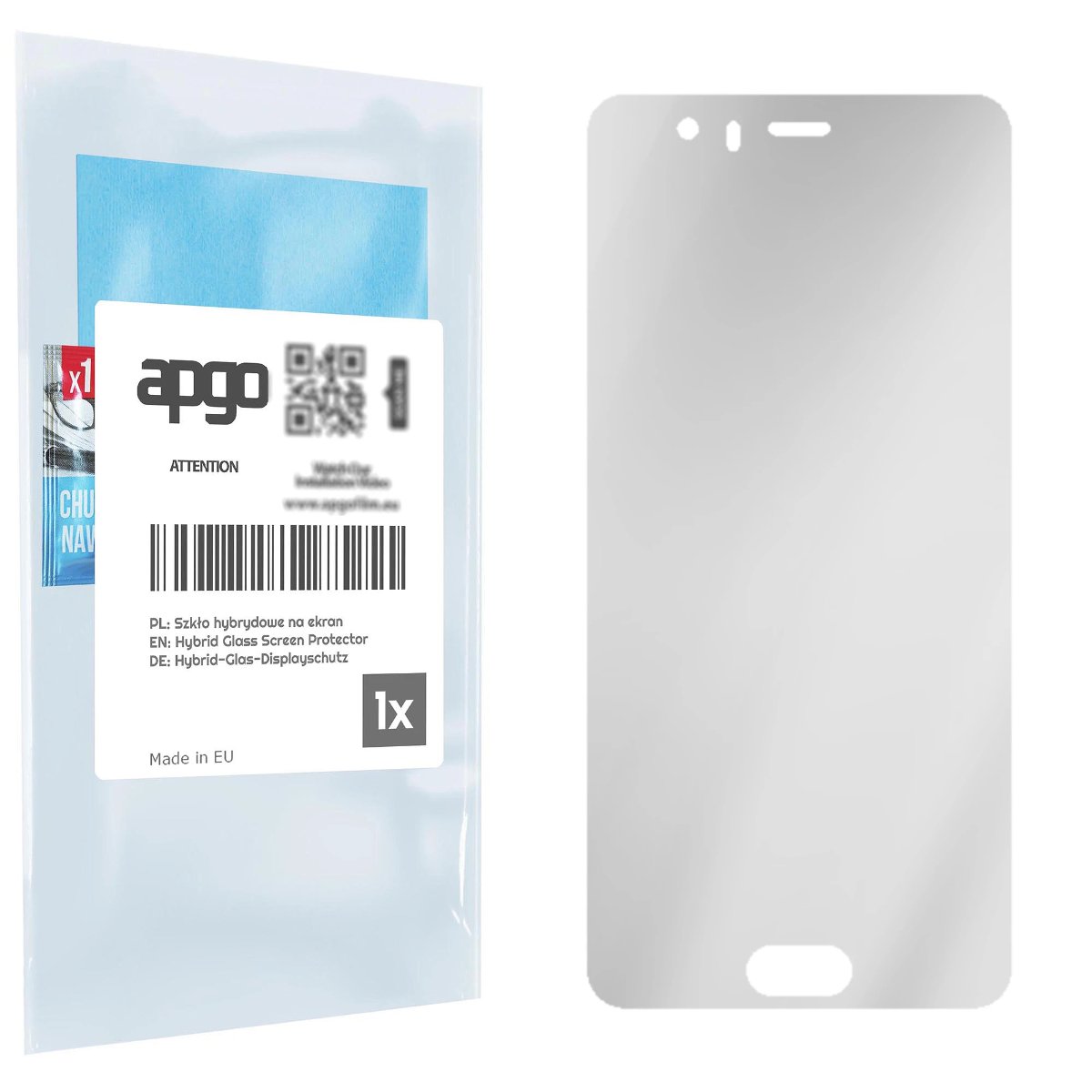 Szkło ochronne na ekran Hybrydowe Matowe E-Papier 9H zamiennik hartowanego do Huawei P10 - apgo Matte Flexible Hybrid Glass nie pękające