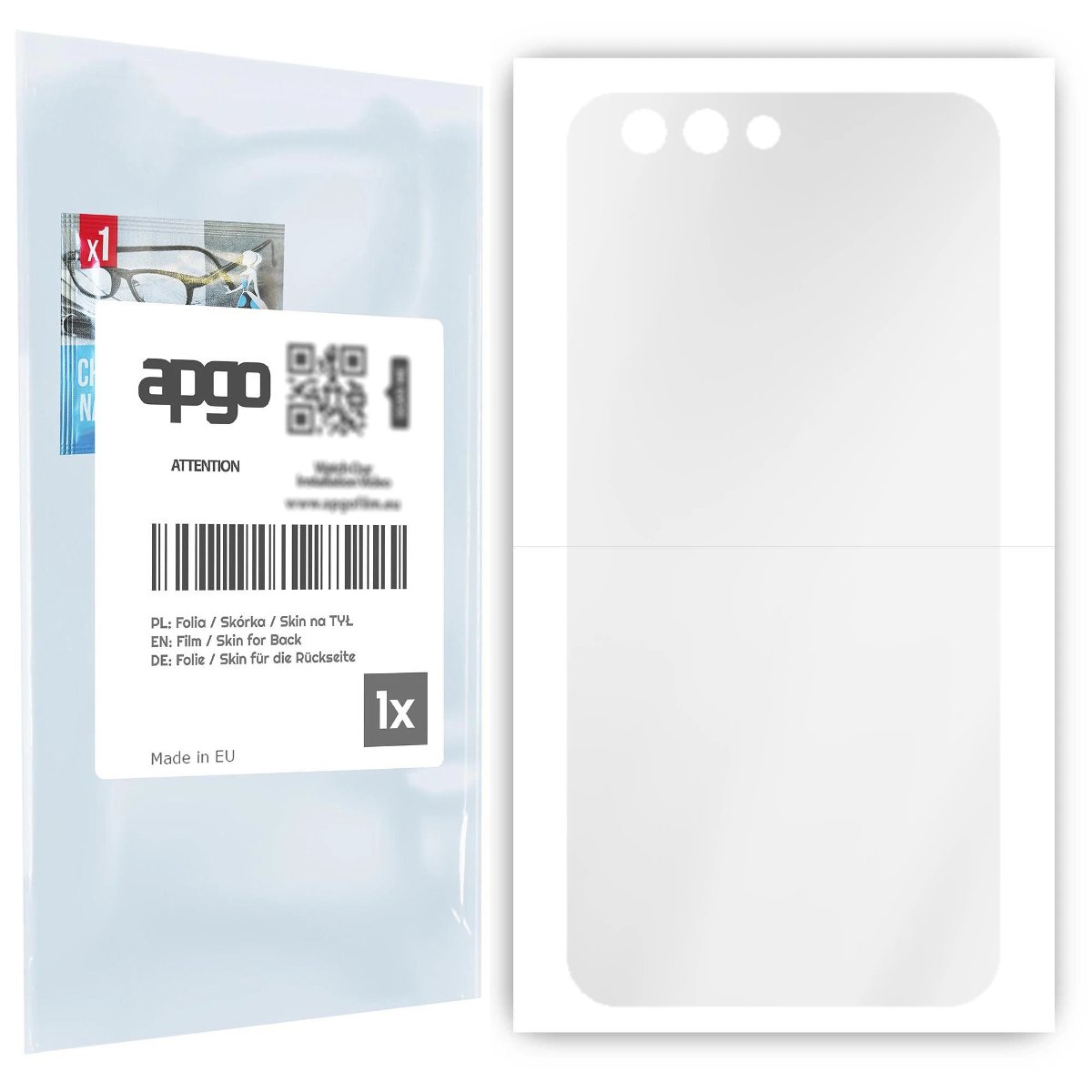 Folia hydrożelowa naklejka przezroczysta na TYŁ do Asus Zenfone 4 ZE554KL - apgo hydrogel TPU