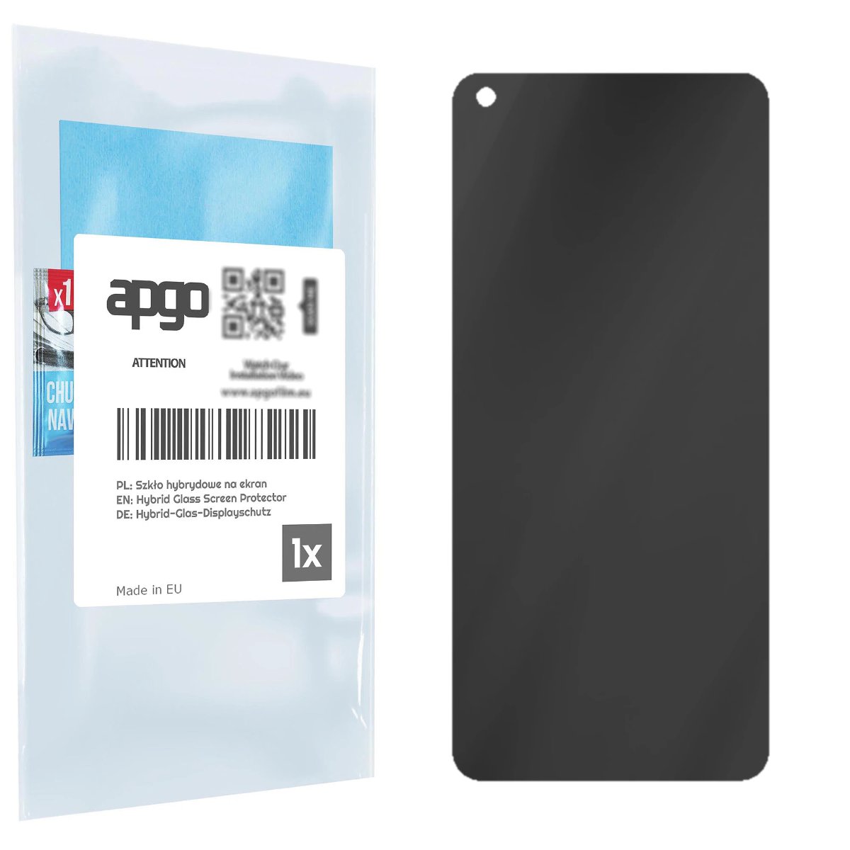 Filtr prywatyzujący Privacy 7H do Oppo Reno5 5G - apgo Flexible Glass niepękający