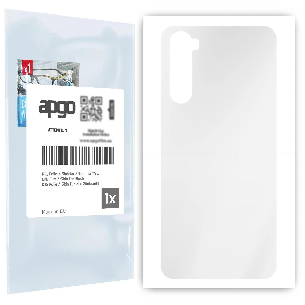 Folia hydrożelowa naklejka przezroczysta na TYŁ do OnePlus Nord - apgo hydrogel TPU