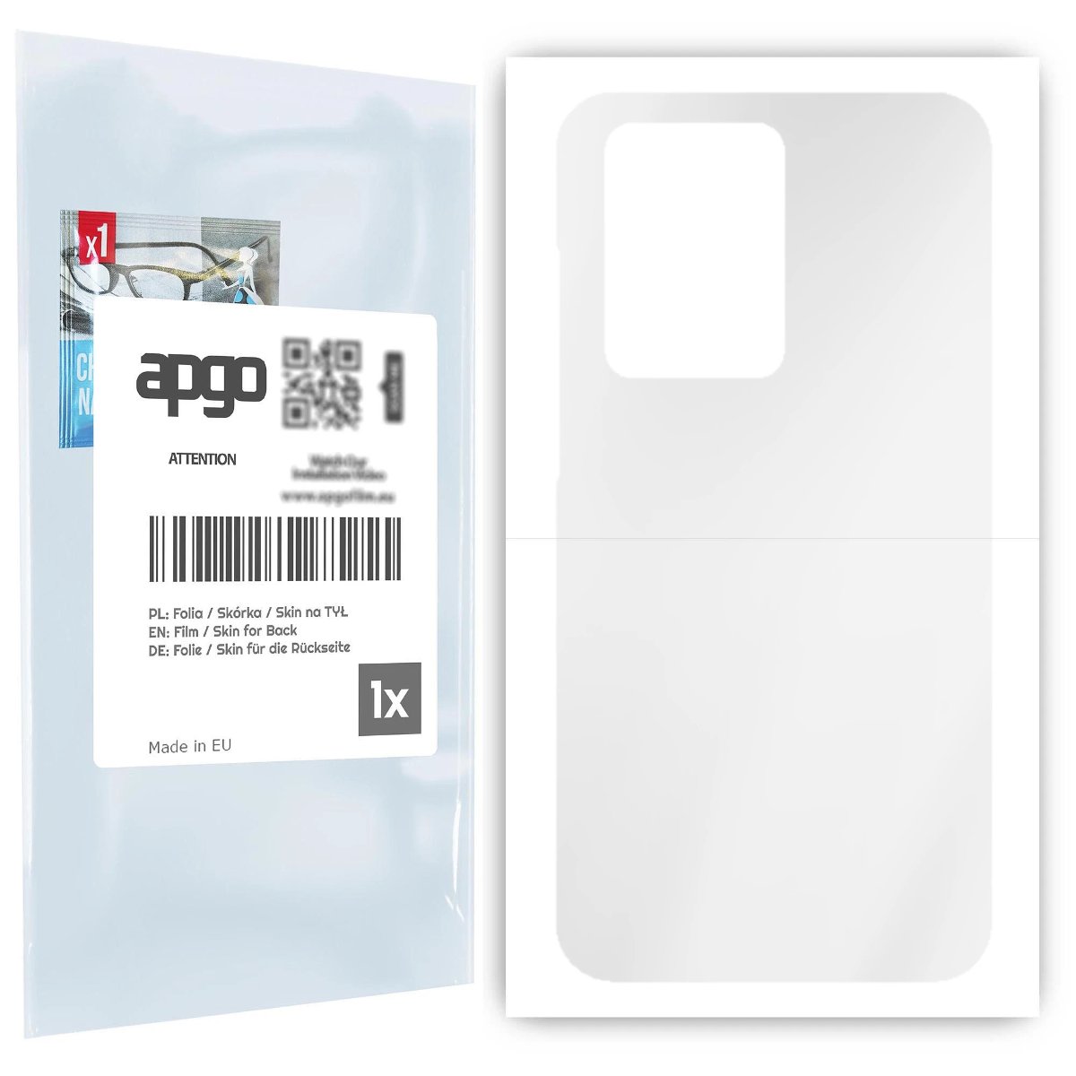 Folia hydrożelowa naklejka przezroczysta na TYŁ do Samsung Galaxy S20+ 5G - apgo hydrogel TPU