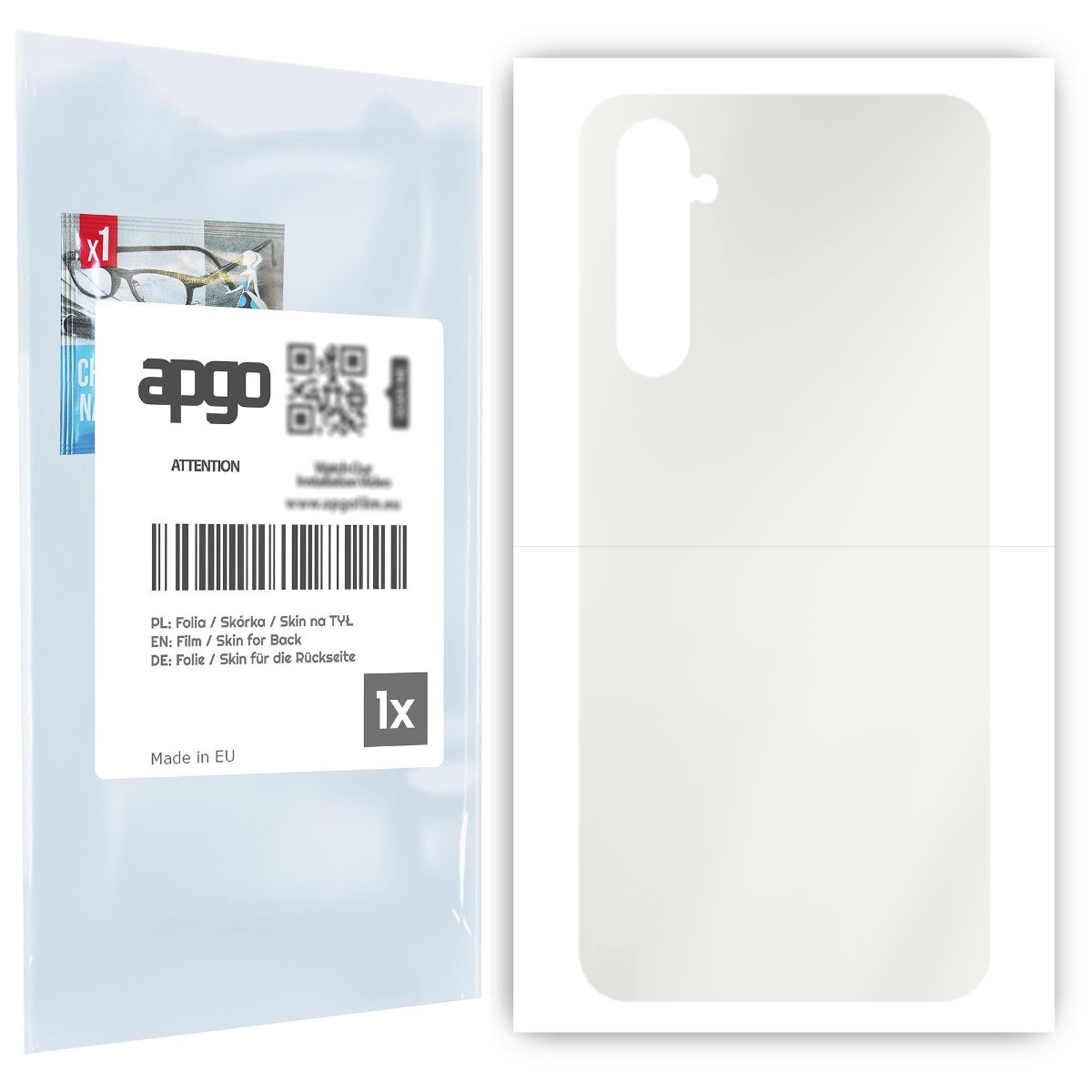 Folia hydrożelowa naklejka MATOWA na TYŁ do Realme 6S - apgo hydrogel MATTE