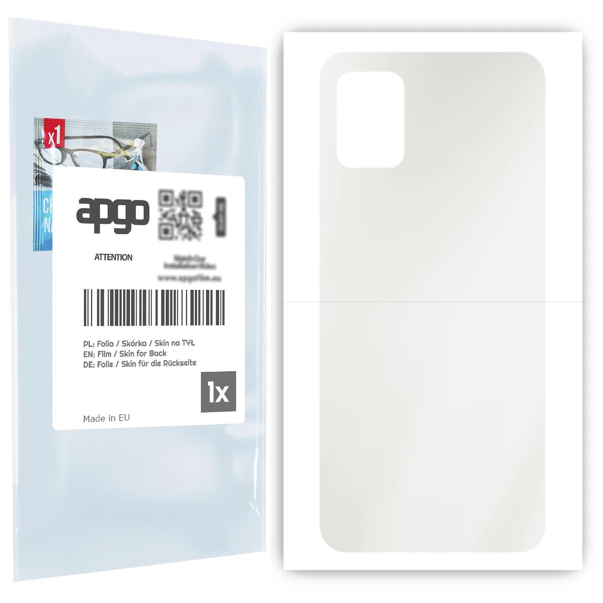 Folia hydrożelowa naklejka MATOWA na TYŁ do Samsung Galaxy A31 - apgo hydrogel MATTE