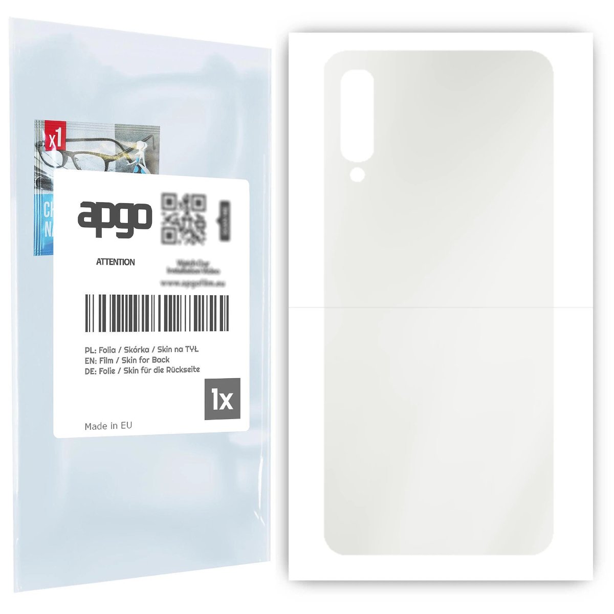 Folia hydrożelowa naklejka MATOWA na TYŁ do Samsung Galaxy A50 - apgo hydrogel MATTE
