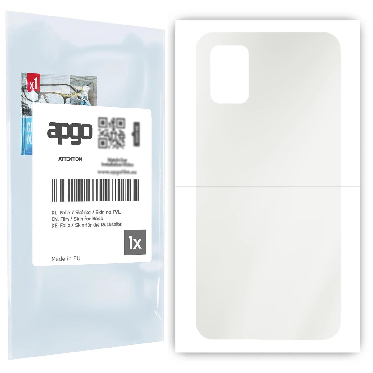 Folia hydrożelowa naklejka MATOWA na TYŁ do Samsung Galaxy A51 - apgo hydrogel MATTE