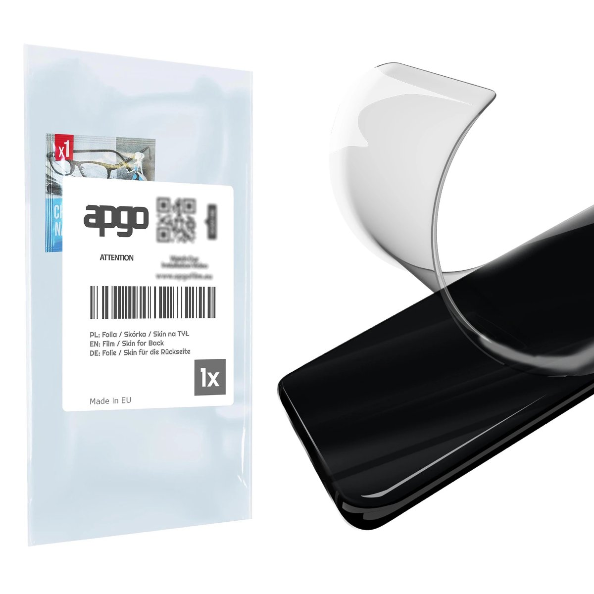 Folia hydrożelowa naklejka przezroczysta na TYŁ do Doogee X50 - apgo hydrogel TPU
