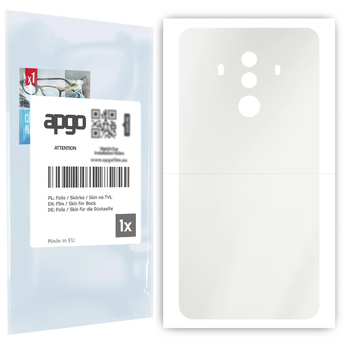 Folia hydrożelowa naklejka MATOWA na TYŁ do Huawei Mate 10 Pro - apgo hydrogel MATTE
