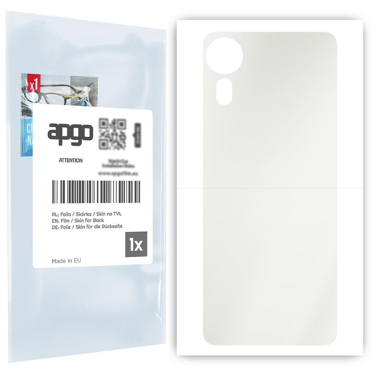 Folia hydrożelowa naklejka MATOWA na TYŁ do Samsung Galaxy XCover 5 - apgo hydrogel MATTE