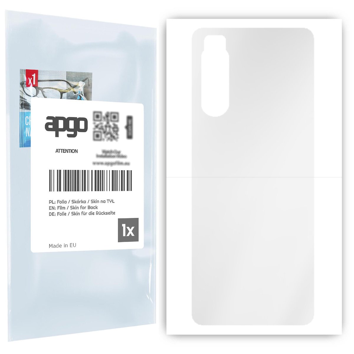 Folia hydrożelowa naklejka przezroczysta na TYŁ do Sony Xperia 5 II - apgo hydrogel TPU