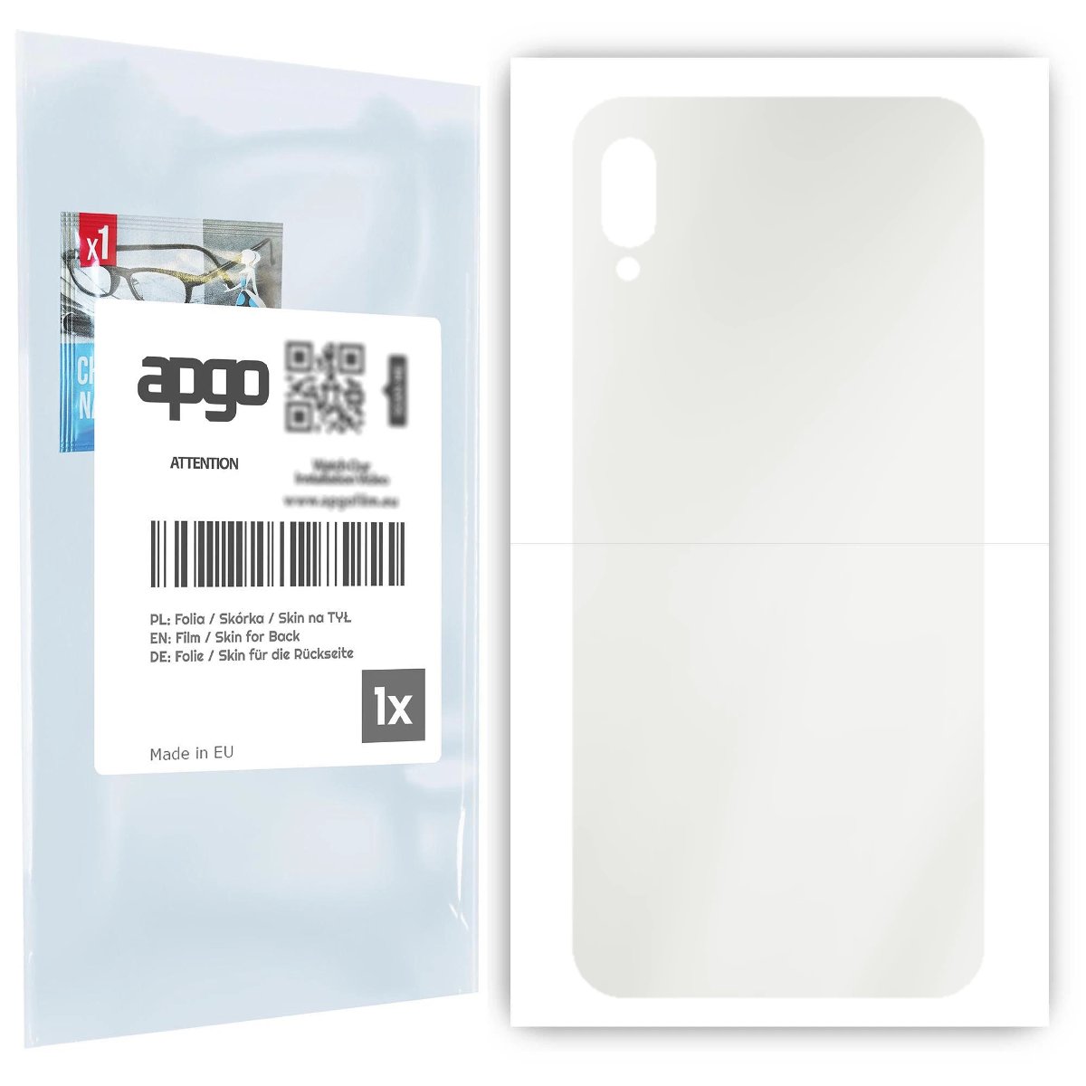 Folia hydrożelowa naklejka MATOWA na TYŁ do Huawei Y6 (2019) - apgo hydrogel MATTE