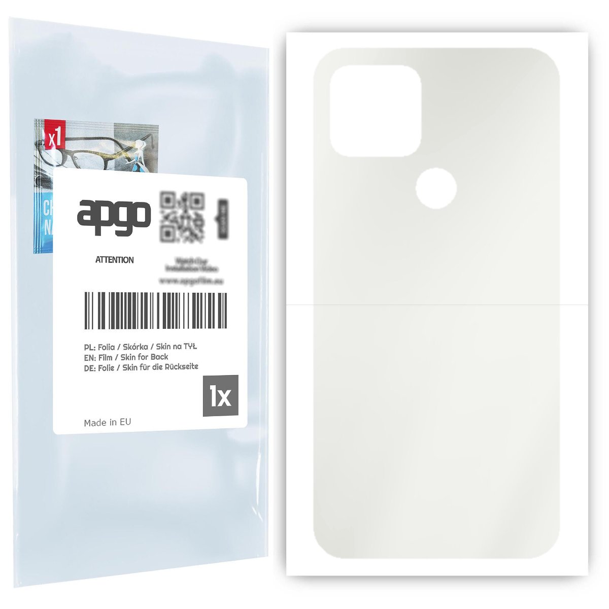 Folia hydrożelowa naklejka MATOWA na TYŁ do Google Pixel 5 - apgo hydrogel MATTE