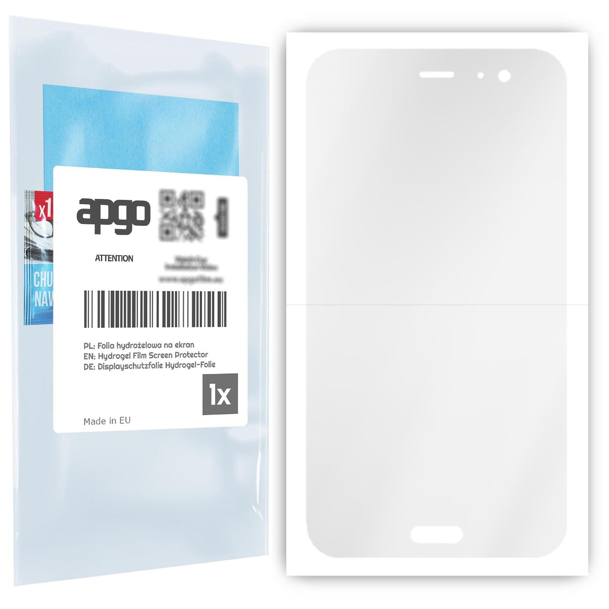 Folia ochronna hydrożelowa na ekran do HTC U11 -  na cały ekran apgo Hydrogel TPU 5D Full Glue