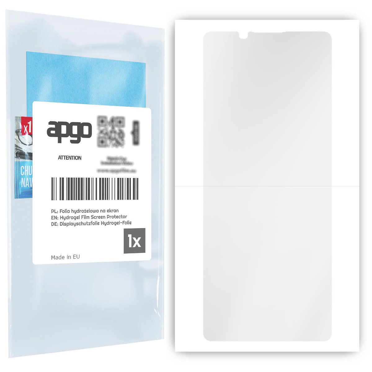 Folia ochronna hydrożelowa na ekran do Sony Xperia 1 II -  na cały ekran apgo Hydrogel TPU 5D Full Glue