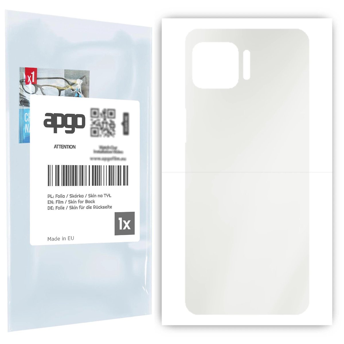 Folia hydrożelowa naklejka MATOWA na TYŁ do Motorola Moto G 5G Plus - apgo hydrogel MATTE