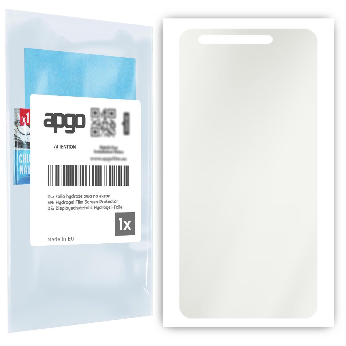 Folia ochronna hydrożelowa MATOWA na ekran do LG K8 (2017) -  na cały ekran apgo Hydrogel Matte 5D Full Glue