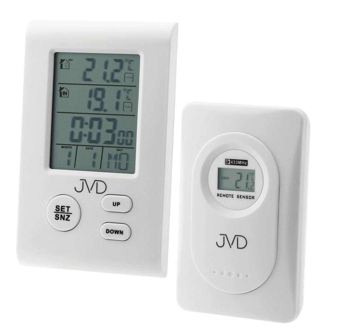 JVD Zegar budzik T7009 Sonda zewnętrzna uniwersalny