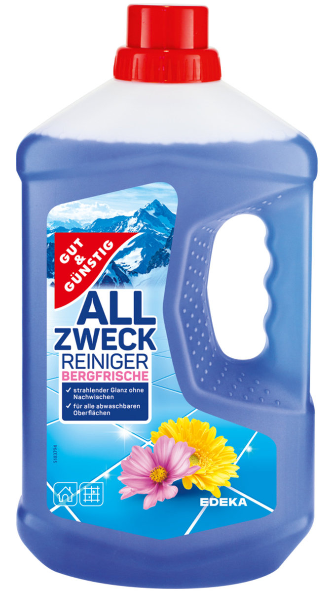Edeka Płyn do podłóg Gut&Gunstig Bergfrische 1l