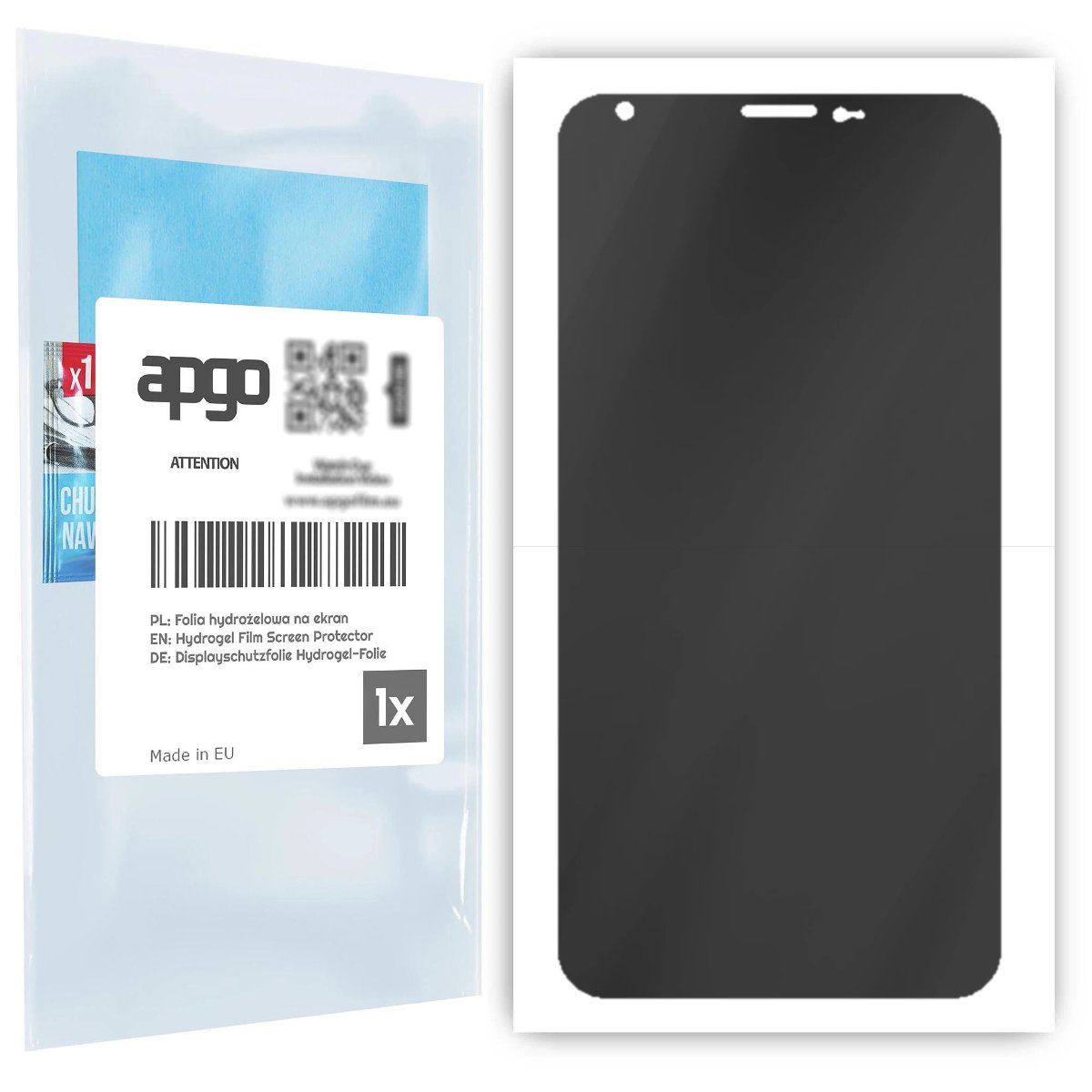 Folia ochronna hydrożelowa PRYWATYZUJĄCA na ekran do LG V30 -  na cały ekran apgo Hydrogel Privacy 5D Full Glue