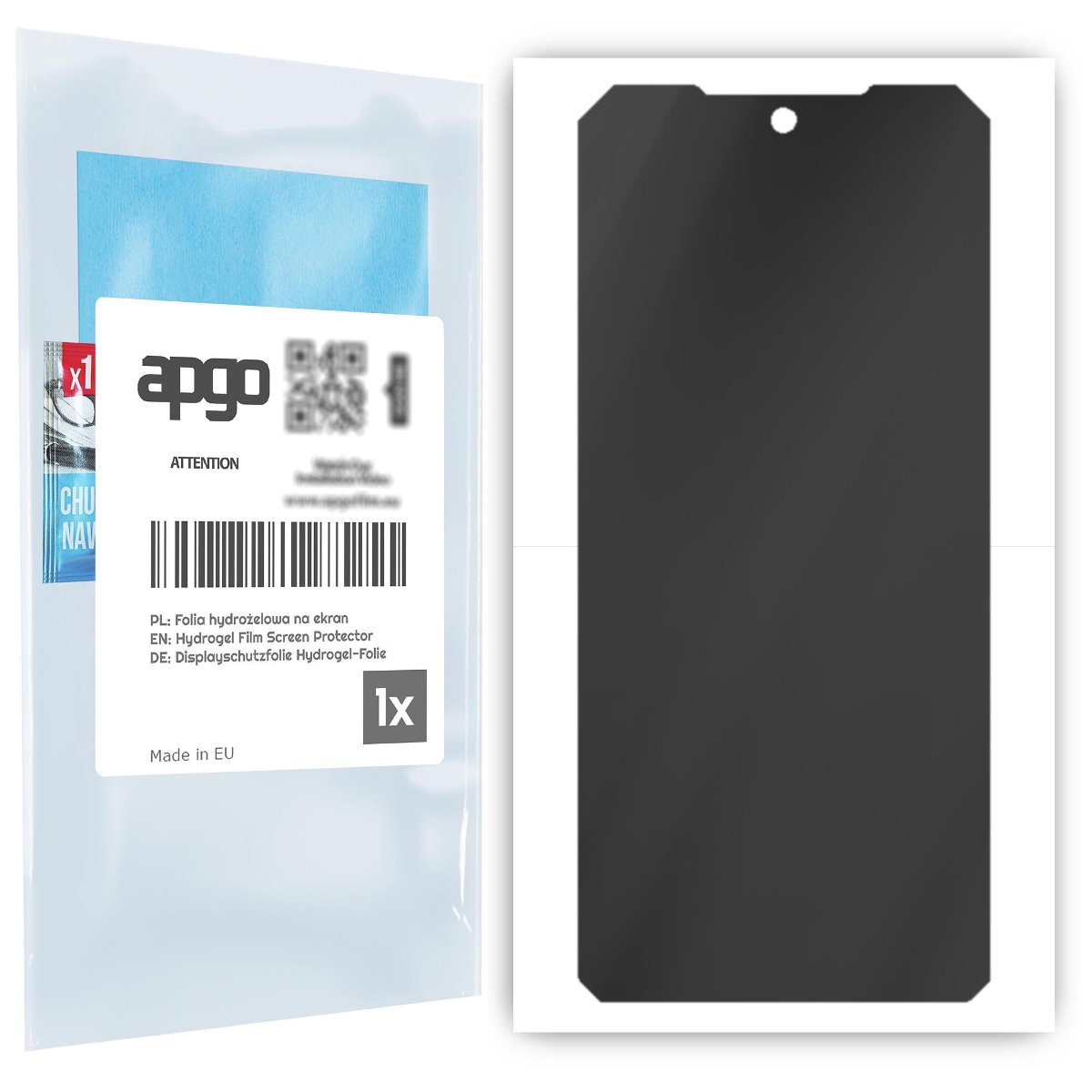 Folia ochronna hydrożelowa PRYWATYZUJĄCA na ekran do Doogee S95 Pro - na cały ekran apgo Hydrogel Privacy 5D Full Glue