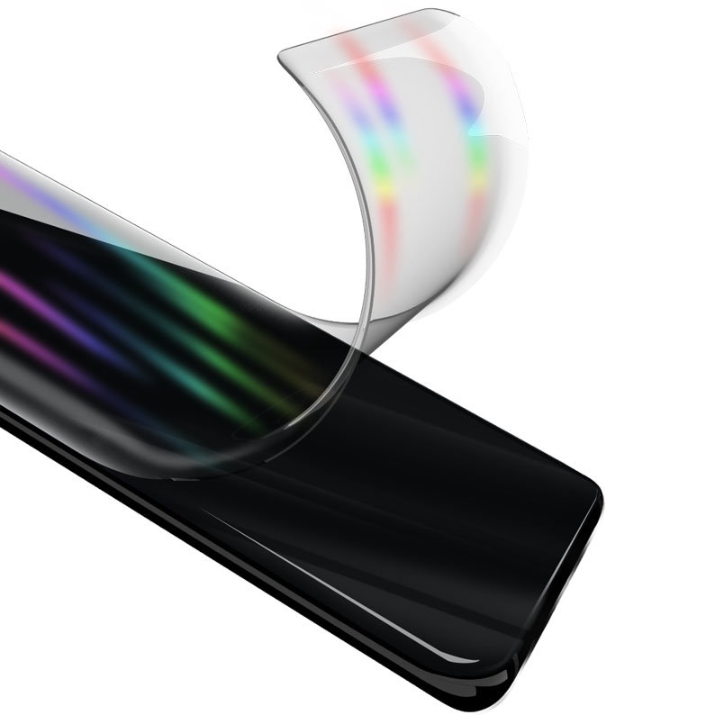 Folia hydrożelowa naklejka na TYŁ Tęczowa do Samsung Galaxy A71 5G - apgo hydrogel Rainbow Ray Aurora