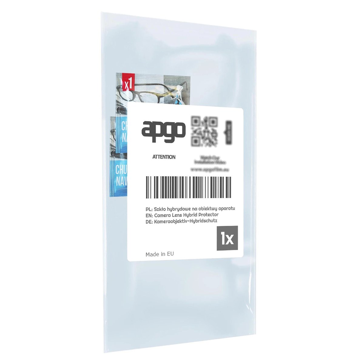 1x Szkło hybrydowe na aparat obiektyw kamerę 9H do Samsung Galaxy S6 G920 - apgo hybrid Camera Lens Protector