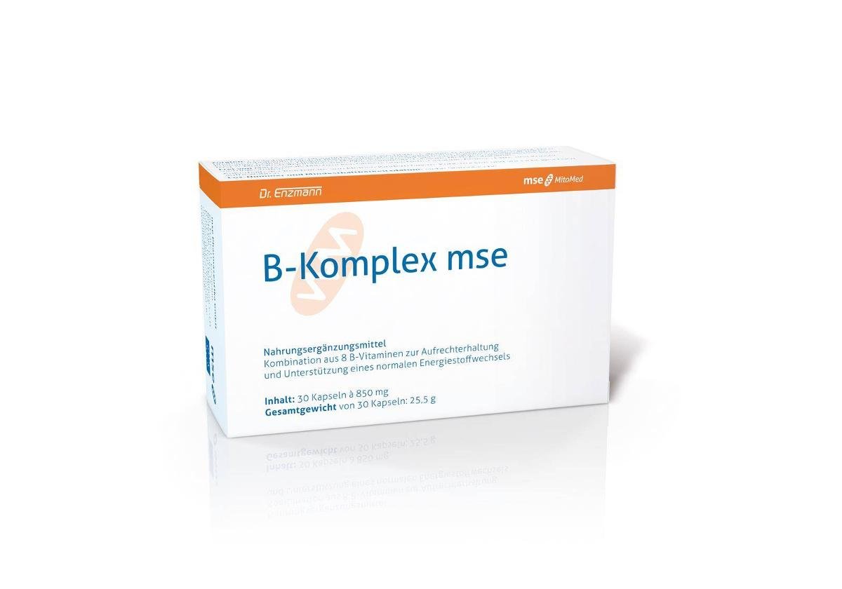 Mito Pharma Witamina B kompleks MSE 30 kapsułek 8 witamin z grupy B