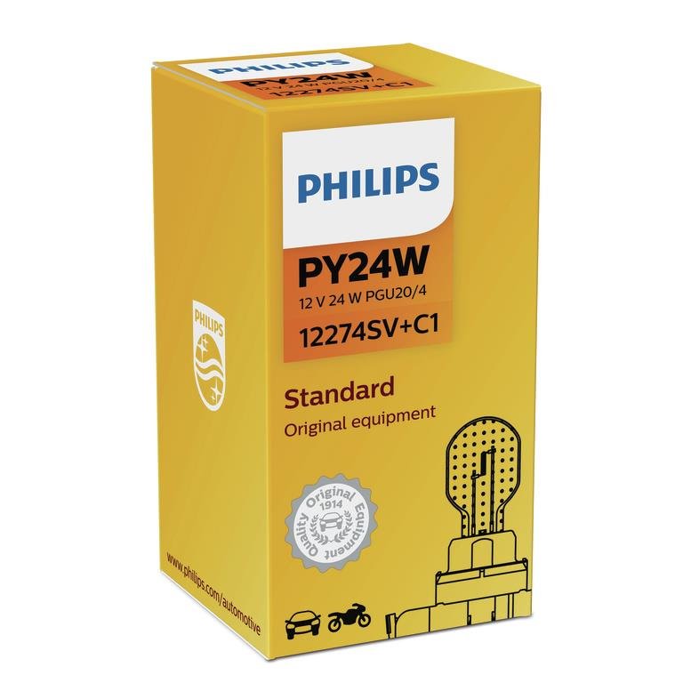 Ring Pierścionek żarówki Automotive Blinker p12274, 12 V, 24 W, py24 W, bursztyn kolorów/pomarańczowy P12274