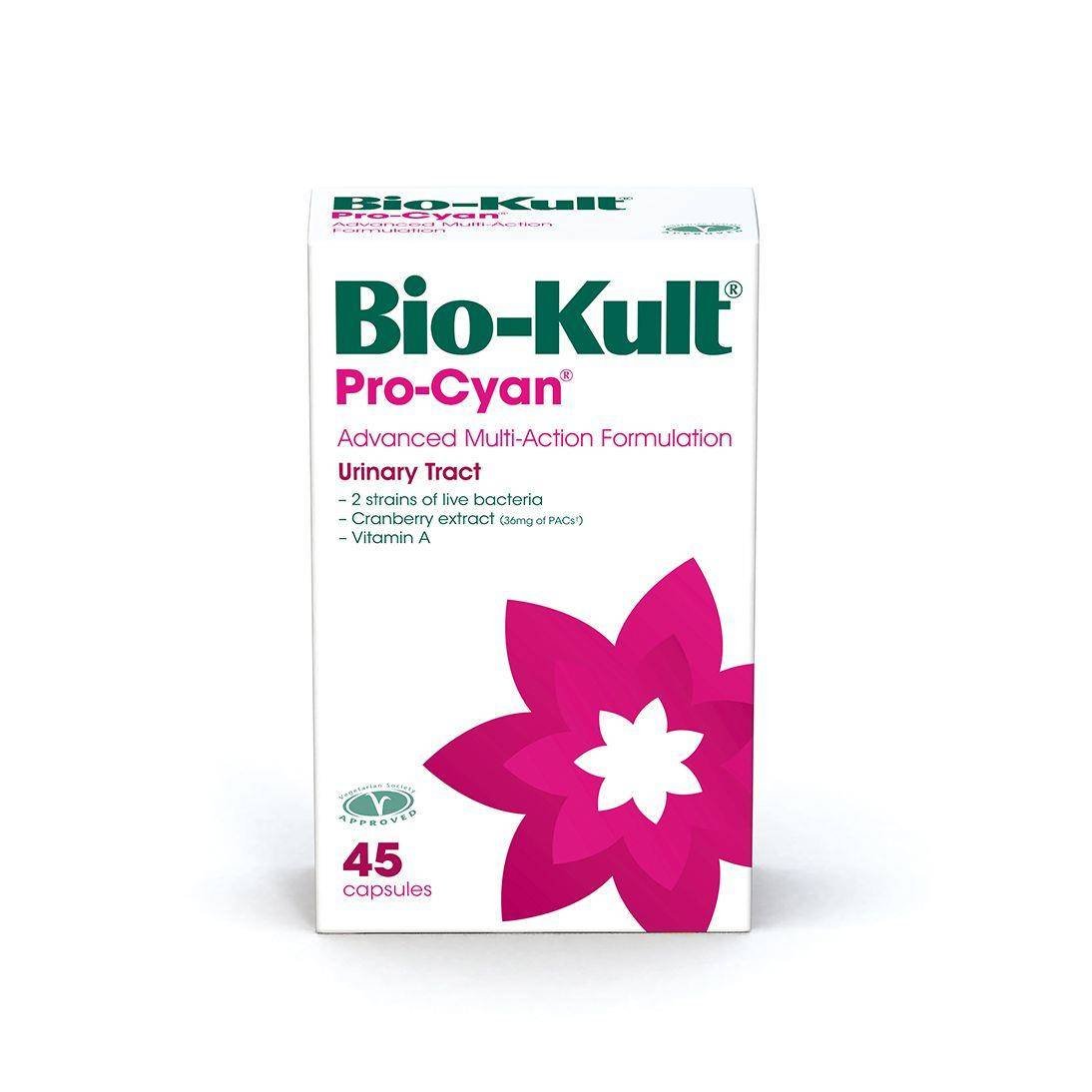 Bio-Kult BIO-KULT Pro-Cyan (Probiotk, Drogi moczowe) 45 Kapsułek wegetariańskich