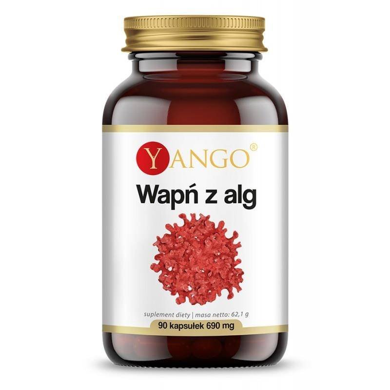 YANGO Yango Wapń z alg 690 mg 90 k stawy kości mięśnie YA198