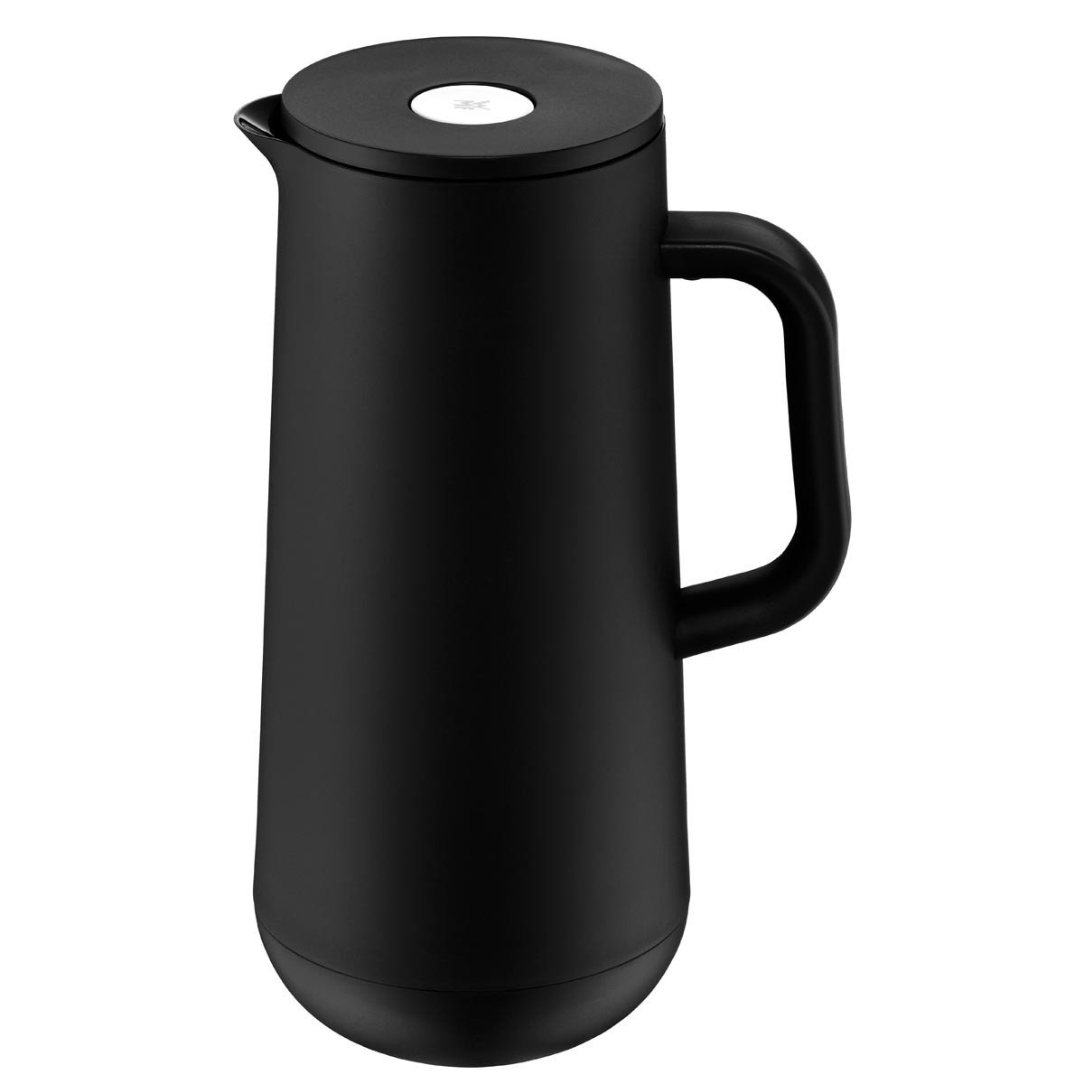 WMF pojemnik izolacyjny Impulse czarna kawa herbata  L, wysokość 28,5 cm szklany wkład automatyczny zamknięcie 24h zimnej i ciepłej pudełku na prezent 690697390