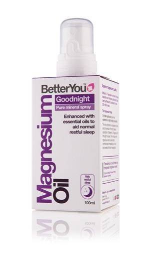 BetterYou Olejek Magnezowy Goodnight Spray 100ml, 5060148520186