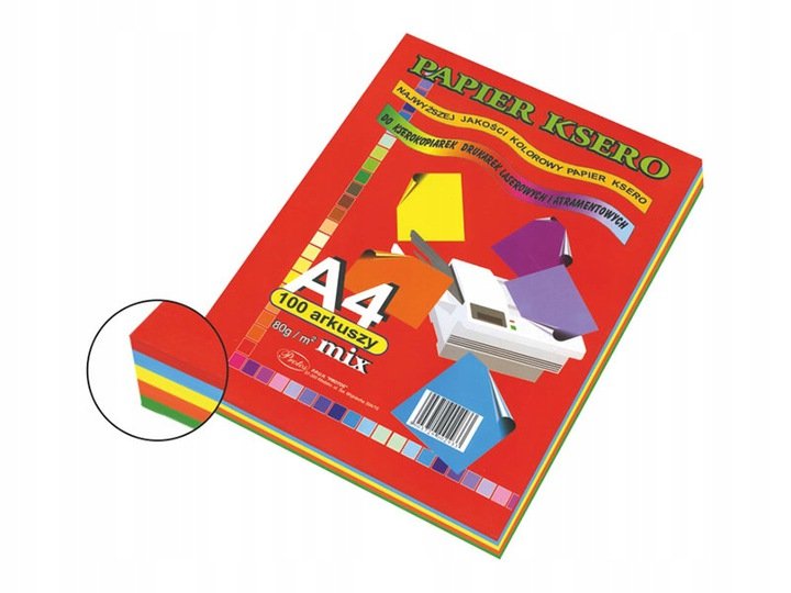 Protos Papier Protos kolorowy Protos A4 zielony 80g 100ark