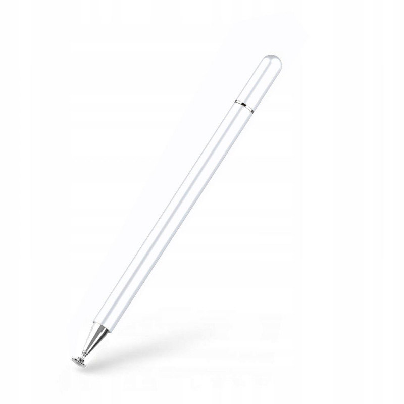 Tech-Protect Rysik Charm Stylus Pen Biało-Srebrny