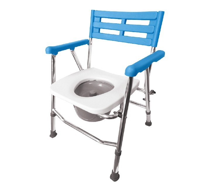 Armedical reha Krzesło łazienkowe toaletowo-prysznicowe - składane z regulacją (ar104)